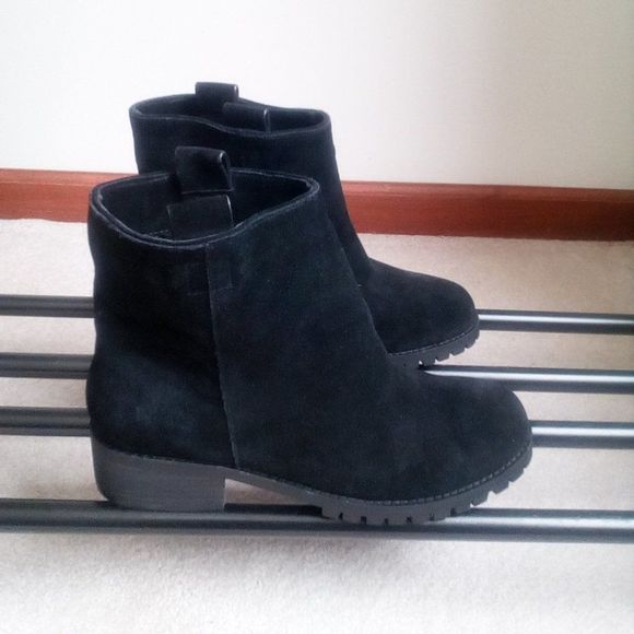 SPLENDID Women Pebbles Suede Block Heel Boots - NEW NWOB - Picture 2 of 7